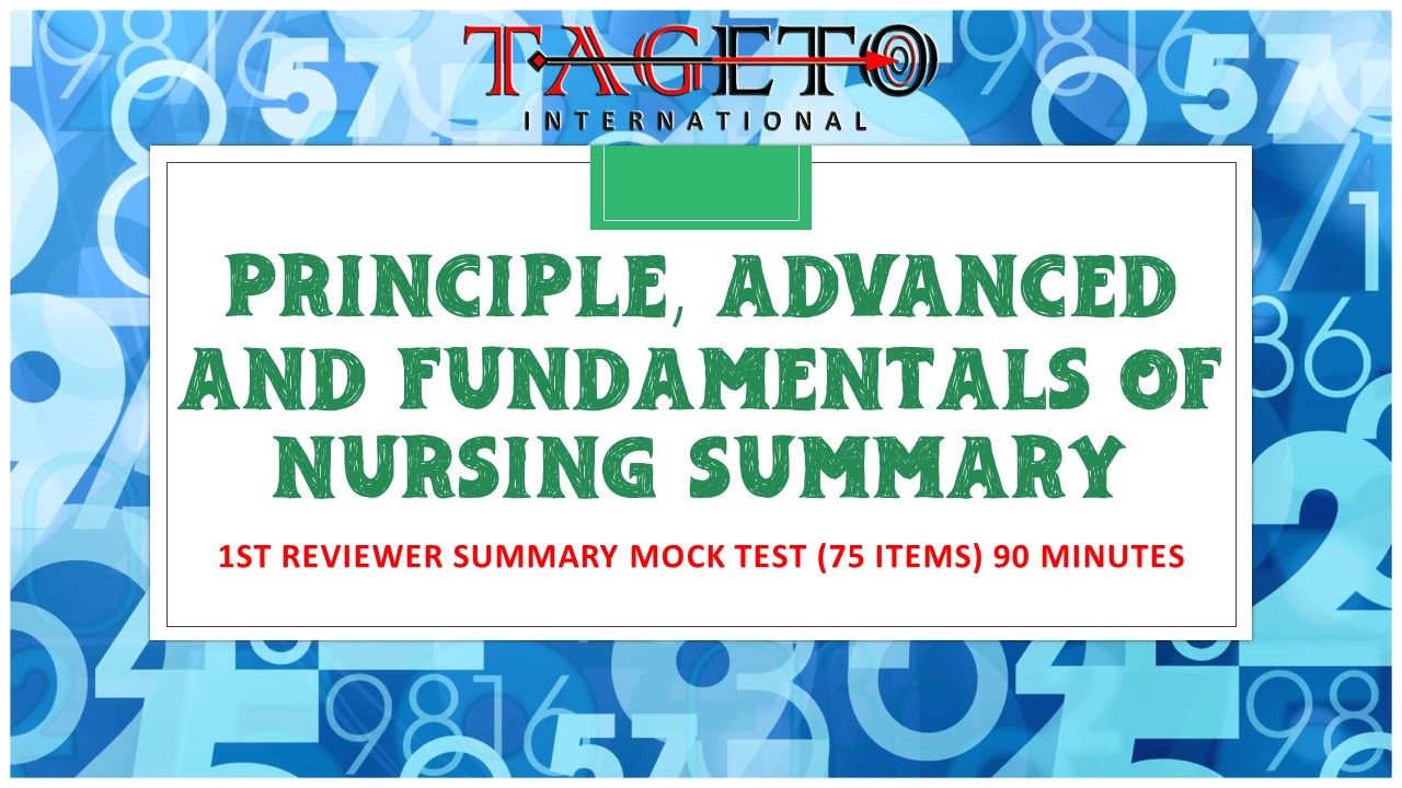 Principle, Advanced and Fundamentals of Nursing Summary