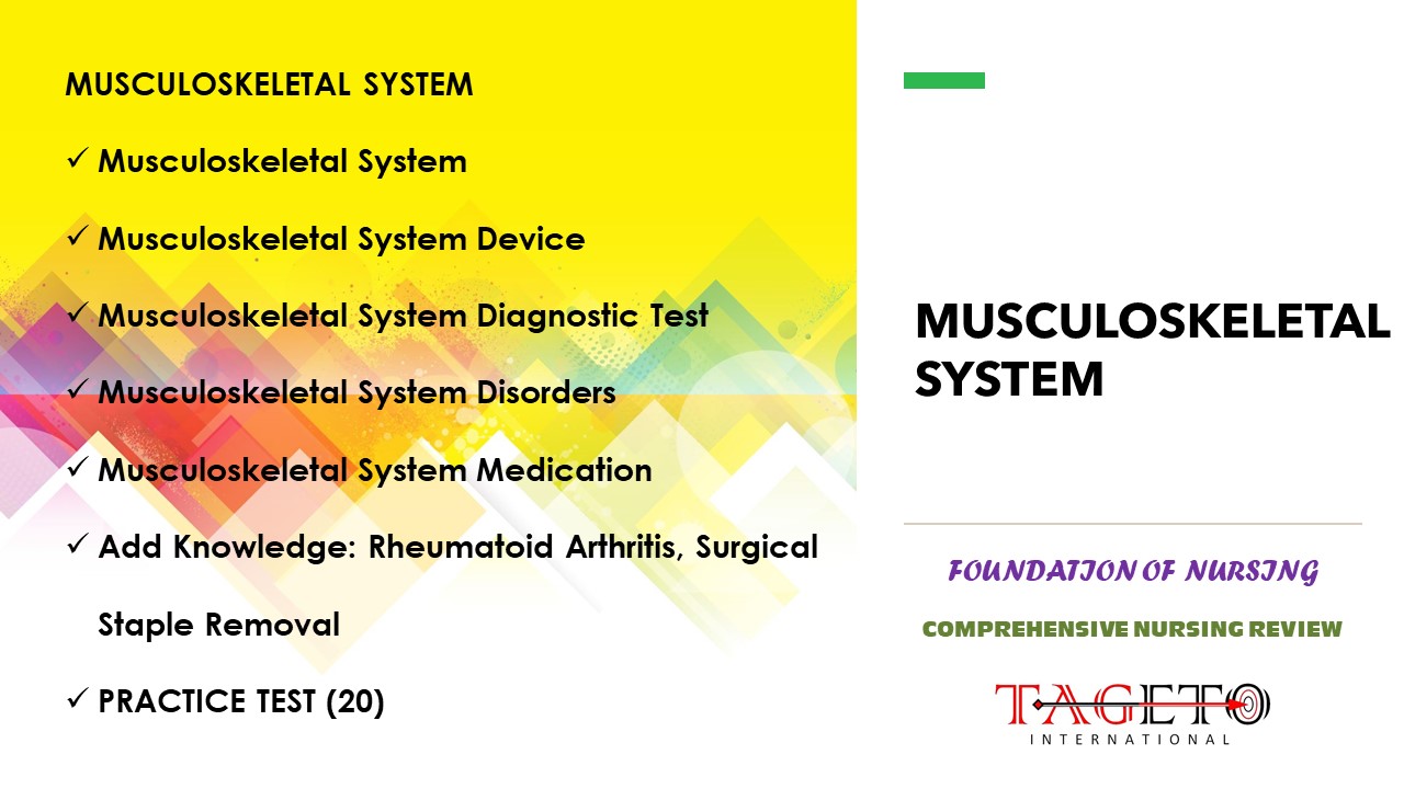 MUSCULOSKELETAL SYSTEM